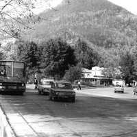 1980-е гг. Автобусная остановка «Центр»