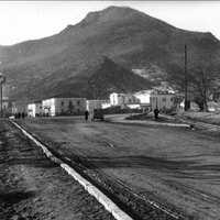 1958 г. Перекресток на улице Комсомольской в районе обогатительной фабрики