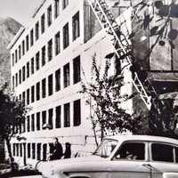 1960-е гг. Строящееся здание техникума