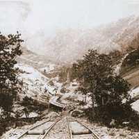 1910 г. Поселок Верхний и рудник