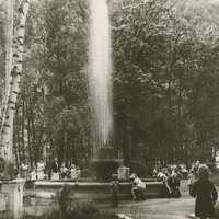 1970-е. Фонтан в парке Пушкина