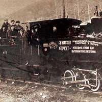 1932 г. Первый комсомольский хозрасчетный паровоз постройки компании Оренштейн и Коппель (Германия)