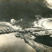 1920-е гг. Канал и место стоянки для барж и катеров в бухте Тетюхе. Автор В.В. Мацкевич