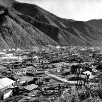 1960-е. Саманная, слева гостиница «Дружба»