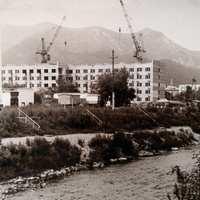 1986-1988 гг. Стройка на ул. Набережная