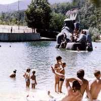 1980-е. Купальня у ДК Химиков